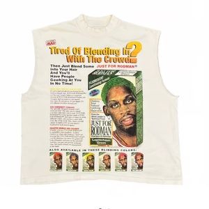 MITW DENNIS RODMAN
CUT-OFF SHIRT - CREAM